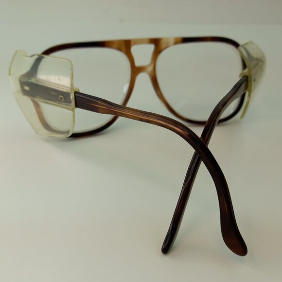 Vintage 70s Aden Z 87 Optical Safety Eye Glasses Frames - Picture 5 of 9